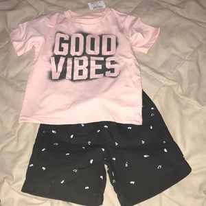 Toddler boy shorts set
